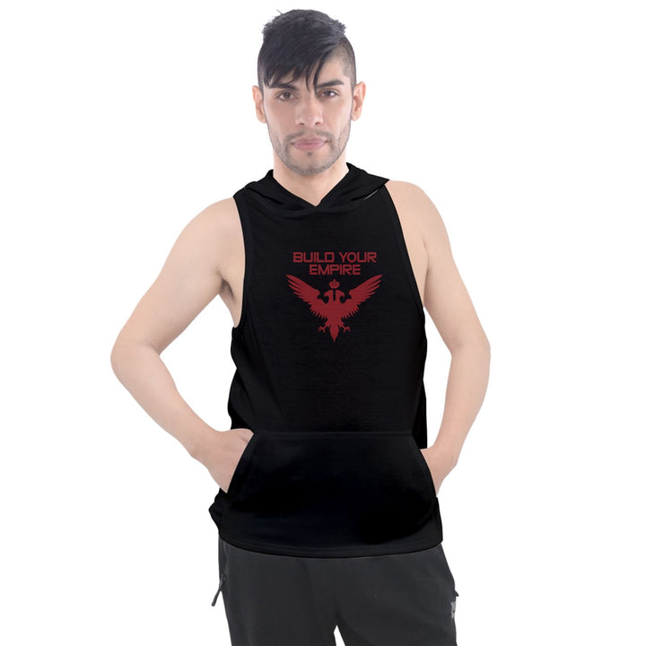 Black Sleeveless Build Your Empire Hoodie