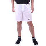 Men's white pocket shorts with Double Headed Eagle