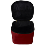 Red & Black-Czarina Large Make Up Travel Bag
