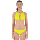 Canary Yellow Cut Out Bikini