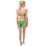Tecoman Lime Twist Bandeau Bikini