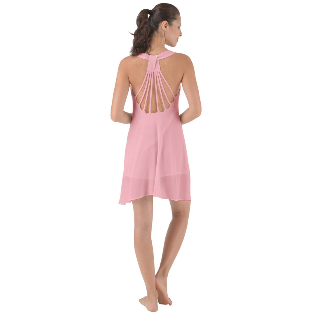 Light Pink Chiffon Dress