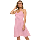 Czarina Pink Chiffon Dress