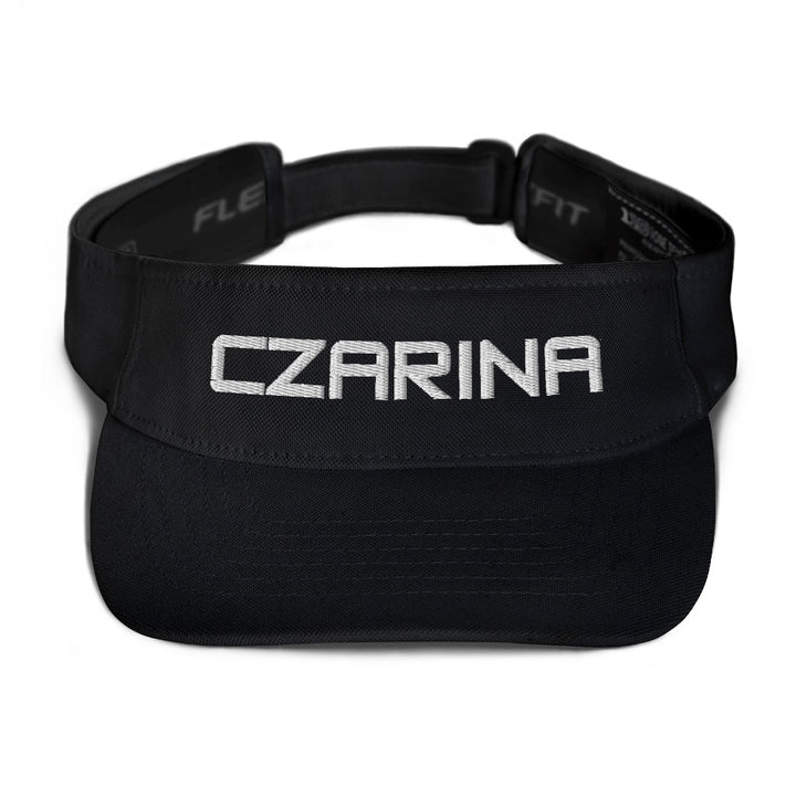 Czarina Visor White Embodery