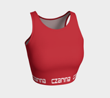 Czarina Red Top with White Font | Czar Clothing