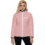 Women's Pink Czarina Hooded Quilted Jacket