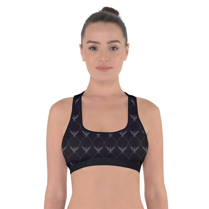 Czarina Black Cross Back Sports Bra