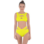 Yellow Bandaged Up Bikini