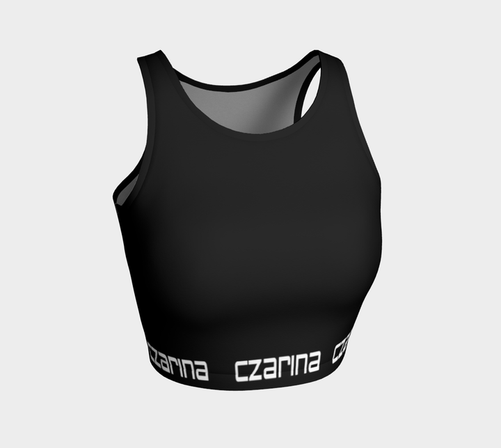 Czarina Black Top with White Font | Czar Clothing