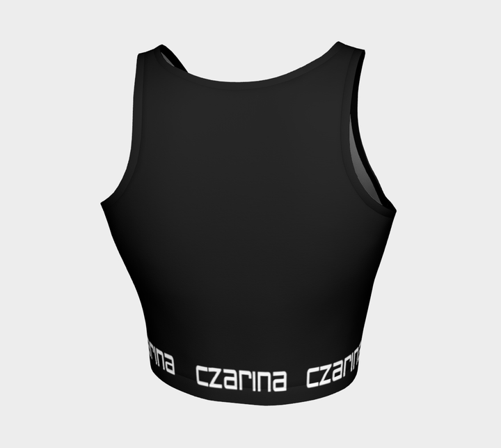 Czarina Black Top with White Font | Czar Clothing