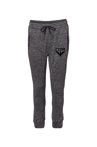 Embroidered CZAR Performance Joggers Heather Charcoal