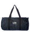 Black Camo Duffle Bag with White Embroidered CZAR CLOTHING on the side
