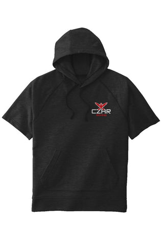 Black Czar Boxing Tri-Blend Fleece Hooded Pullover with embroidery