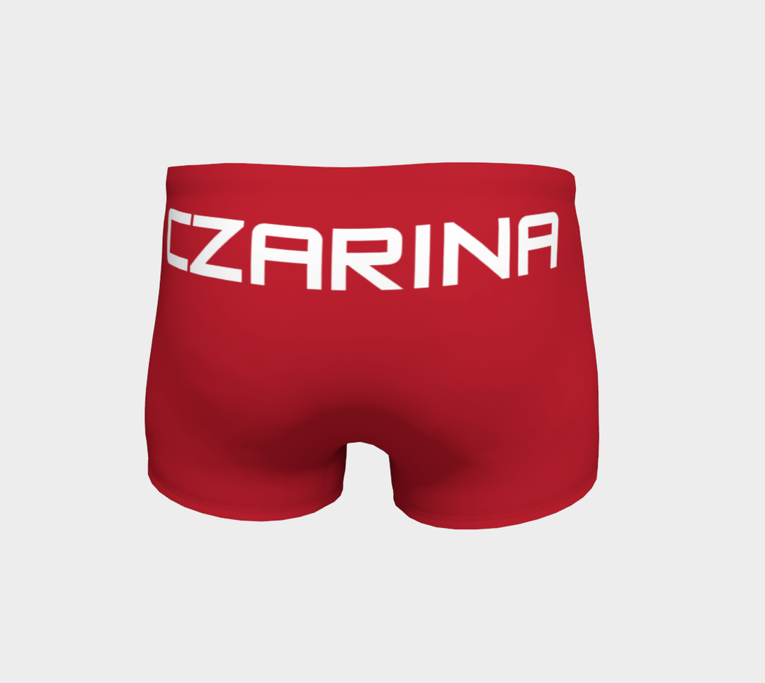 Czarina Red Compression Shorts | Czar Clothing