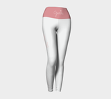 Czarina Pink Rose Yoga Leggings | Czar Clothing