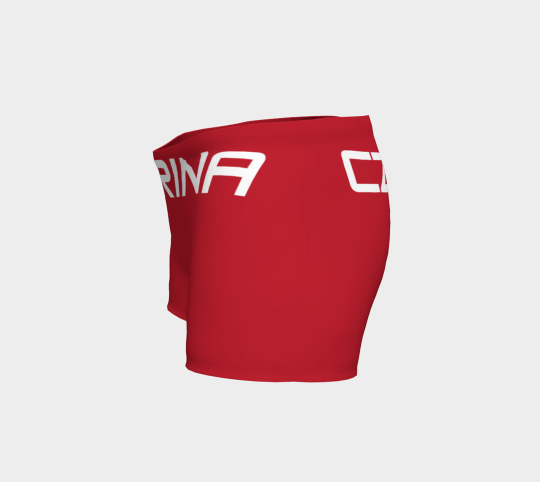 Czarina Red Compression Shorts | Czar Clothing