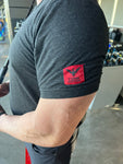 mma t-shirt red woven label mixed martial arts t-shirt MMA clothes MMA Gear