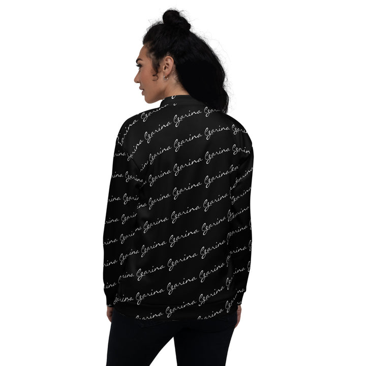 Czarina Black and White Unisex Bomber Jacket | Czar Clothing