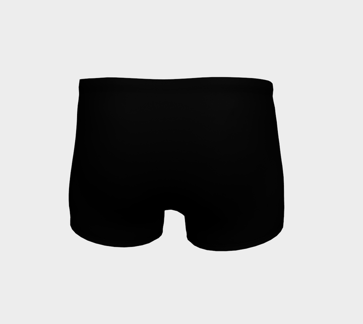 Czarina White Heart Black Shorts | Czar Clothing