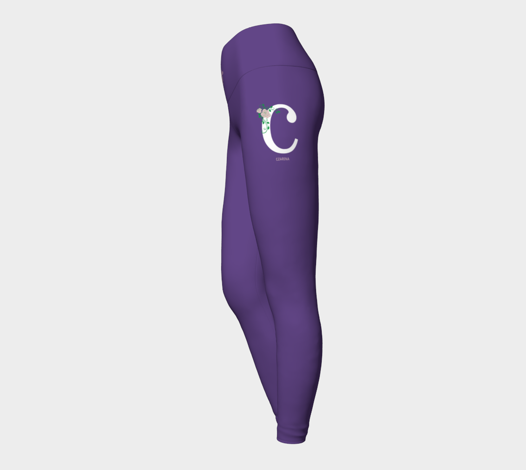 Letter C Yoga Leggings | Czar Clothing