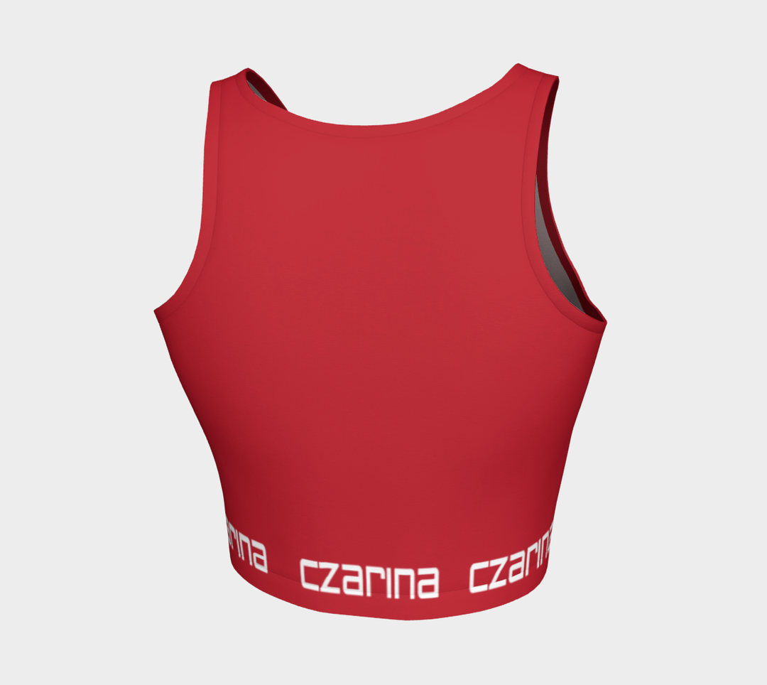 Czarina Red Top with White Font | Czar Clothing