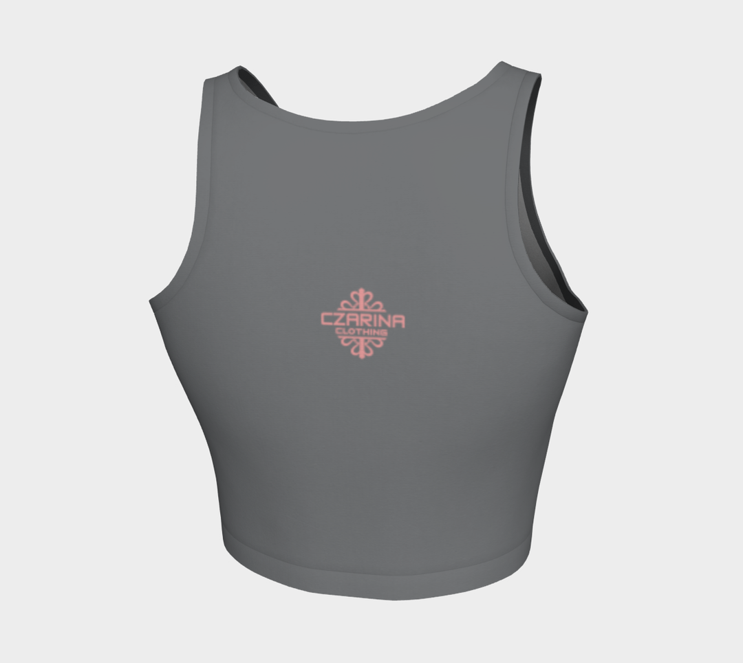 Czarina Pink Heart Athletic Top | Czar Clothing