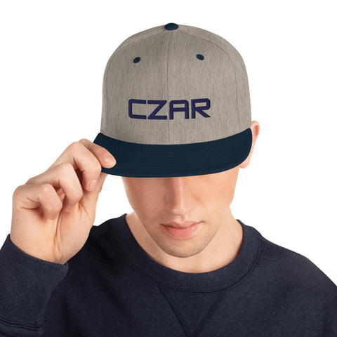 Czar Snapback Hat-black/gray | Czar Clothing