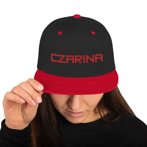 Czarina Snapback Hat-red/black | Czar Clothing