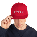 Czar Snapback Hat-red/white | Czar Clothing