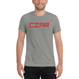 Men's ultra soft trebled shirt with  Czarina the  front,and double headed  Eagle the  Back | Czar Clothing