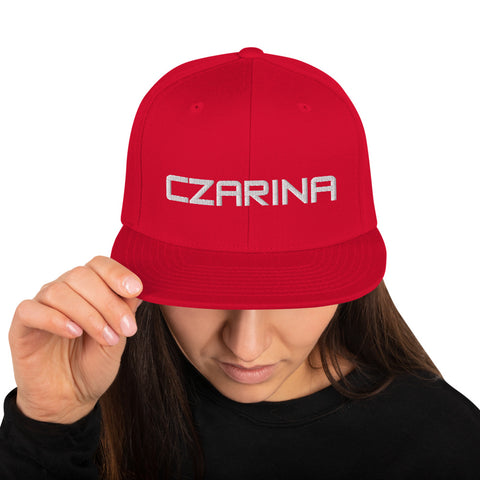 Czarina Snapback Hat-red/white | Czar Clothing