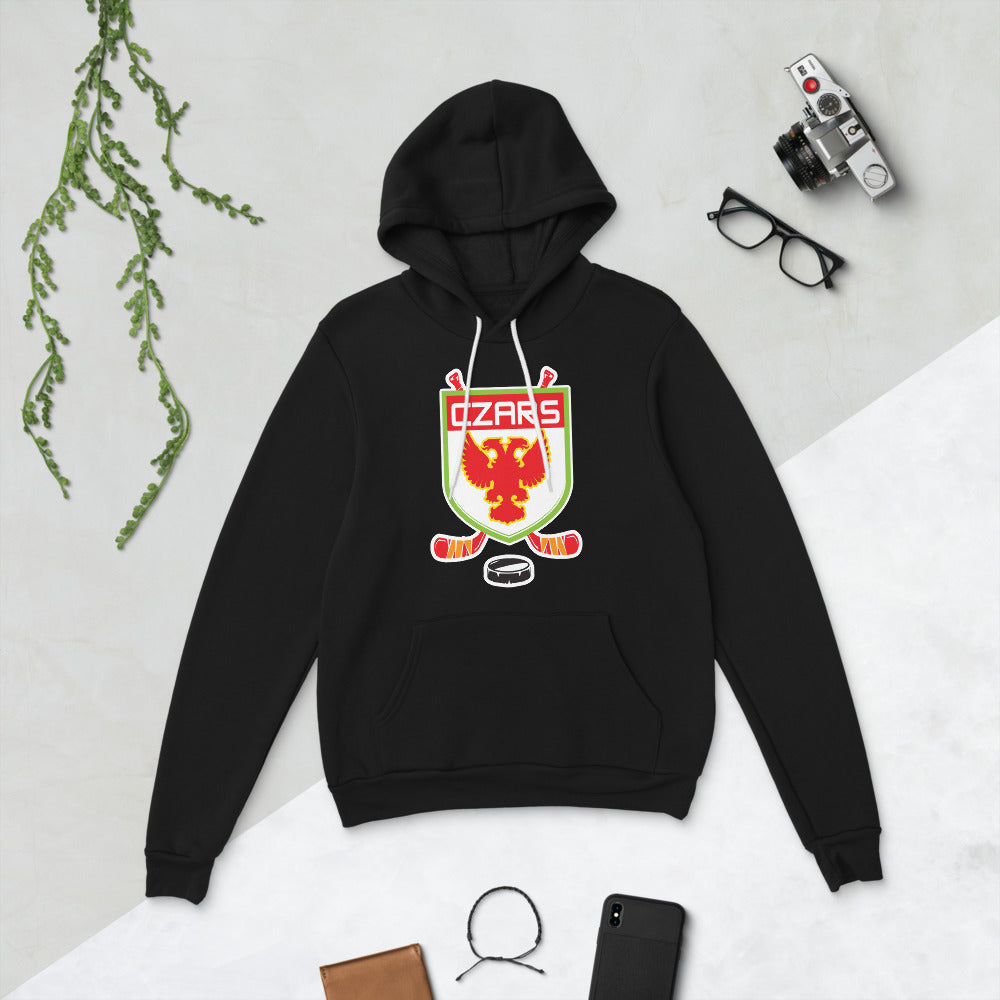 Czar Crest and Hockey 2 Unisex hoodie | Czar Clothing