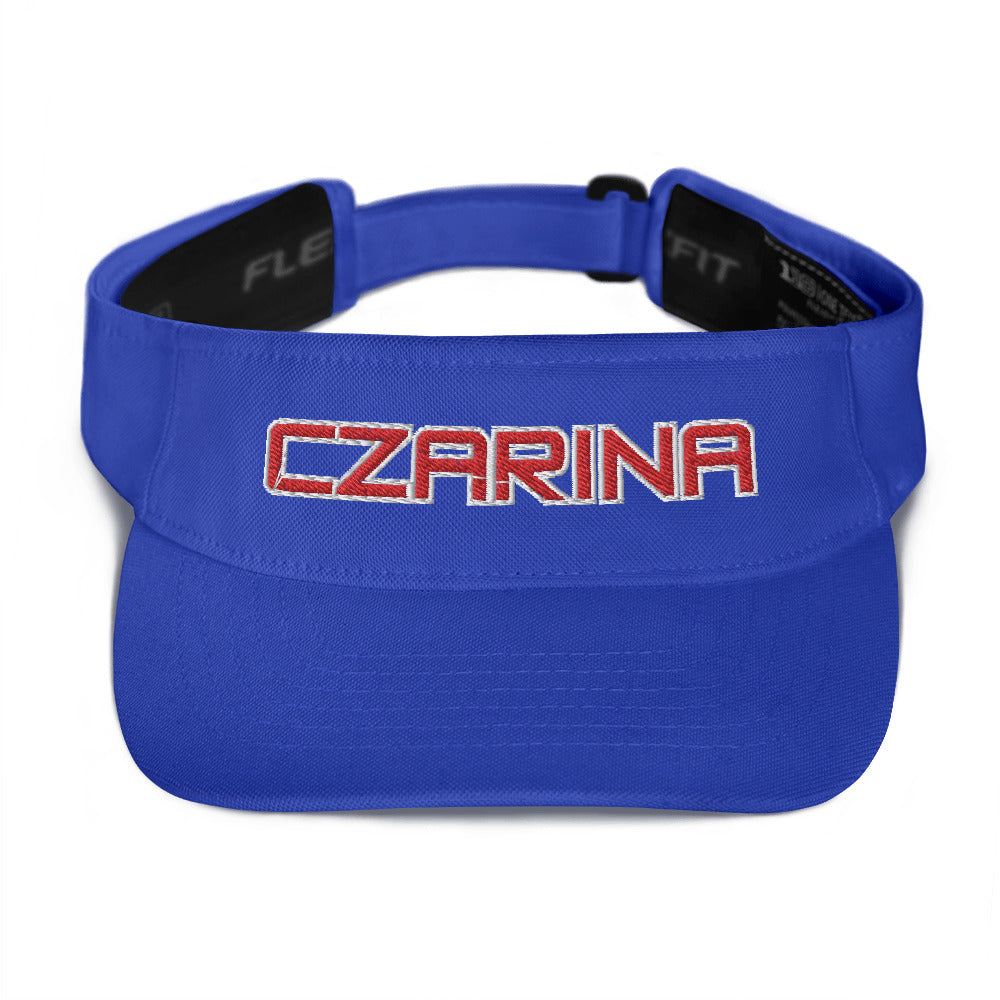 Czarina Visor-blue/red | Czar Clothing