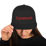 Czarina Snapback Hat-black/red | Czar Clothing