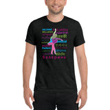 Men's Bella and Canvas Multi-Language Ballerina Dancer Short-Sleeve Unisex T-Shirt | Czar Clothing