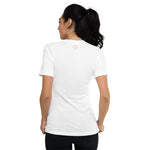 Czarina Single Rose Short Sleeve V-Neck T-Shirt | Czar Clothing